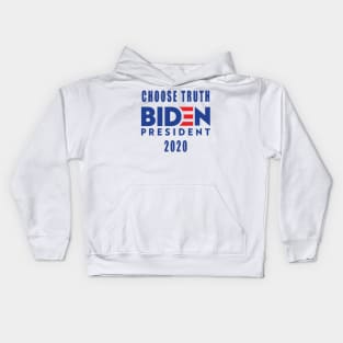 Biden 2020 choose truth Kids Hoodie